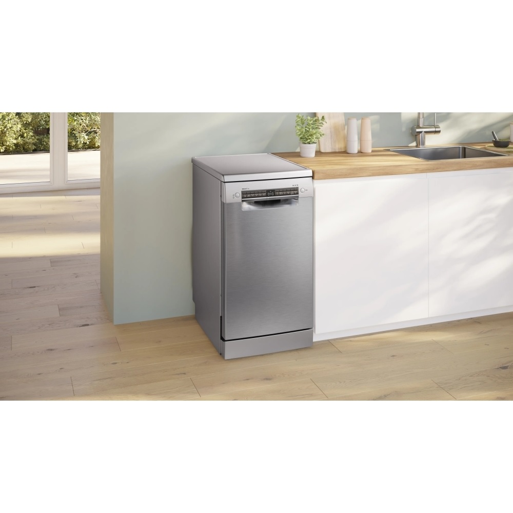 Bosch SPS4HMI14G Slimline Dishwasher, 10 Place Settings - Stainless Steel - Image 2 Bosch SPS4HMI14G Slimline Dishwasher, 10 Place Settings - Stainless Steel - Image 2