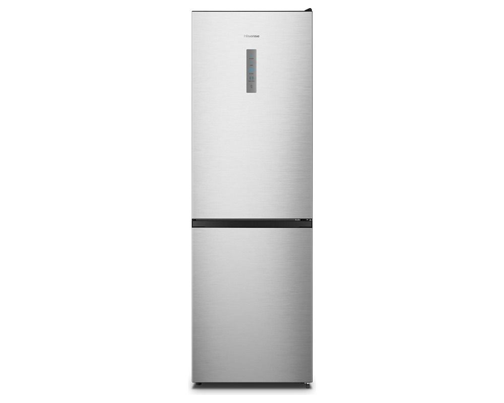Hisense RB395N4BCE 60/40 No Frost, Fridge Freezer - Stainless Steel Inox - Image 1