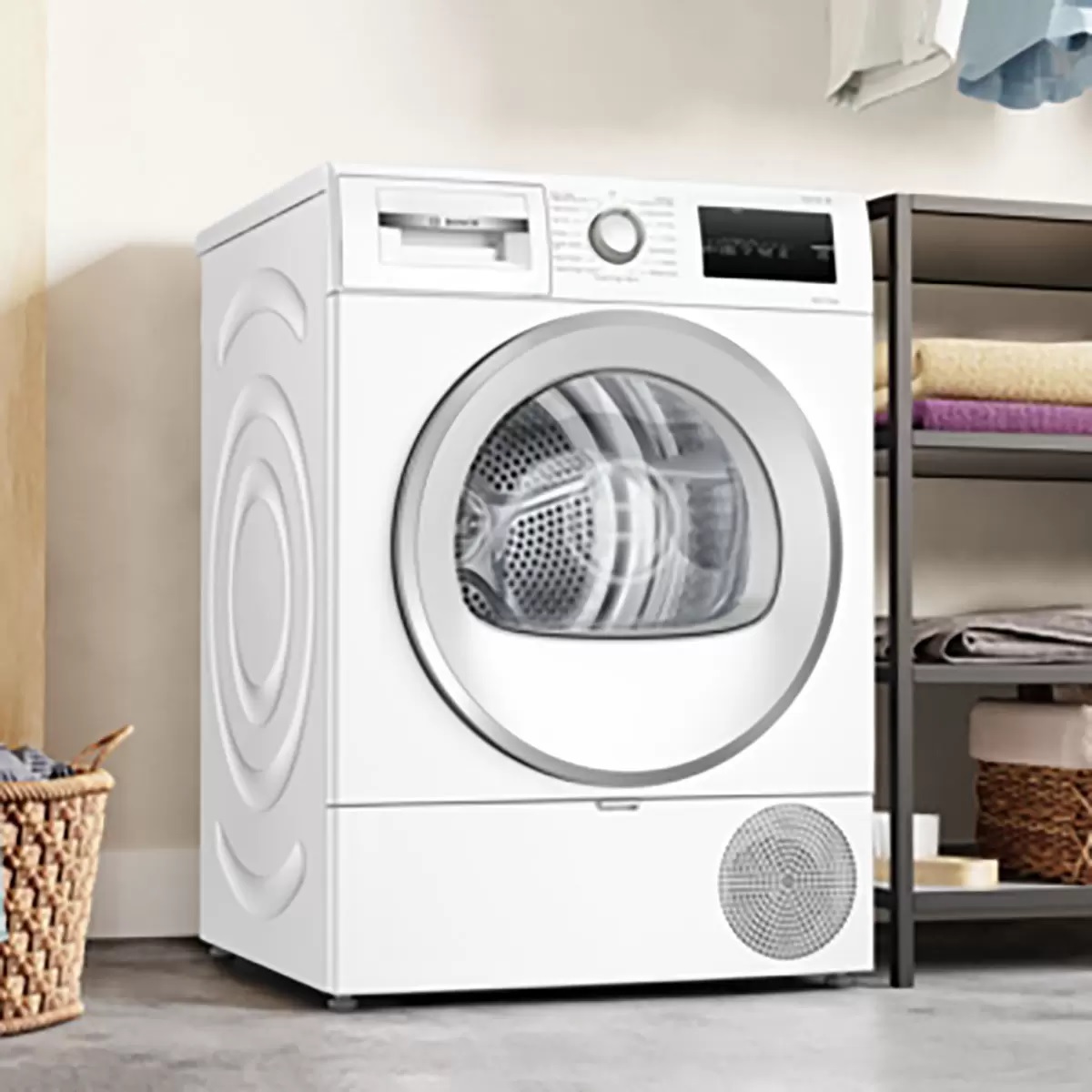 Bosch WTH85226GB Series 4, 8kg, Heat Pump Dryer, in White - Image 3