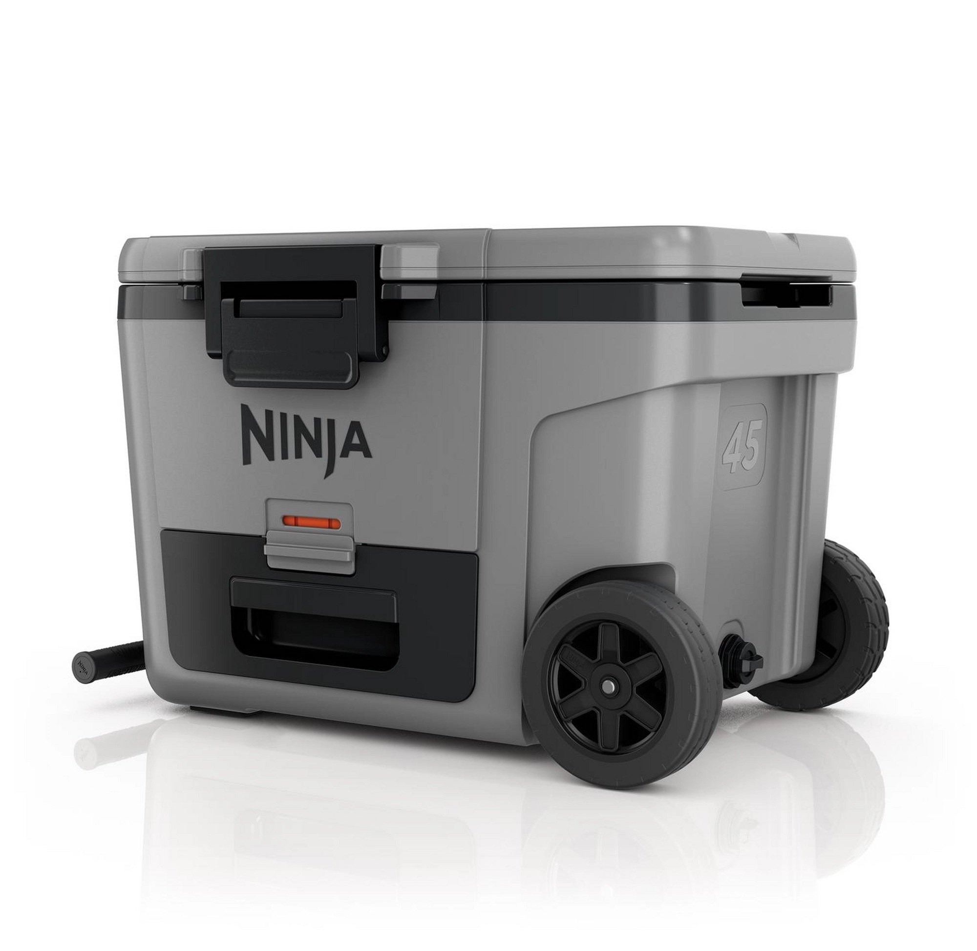 NINJA FB245UKGY FrostVault 42L Wheeled Cooler with Dry Zone - Slate Grey NINJA FB245UKGY FrostVault 42L Wheeled Cooler with Dry Zone - Slate Grey