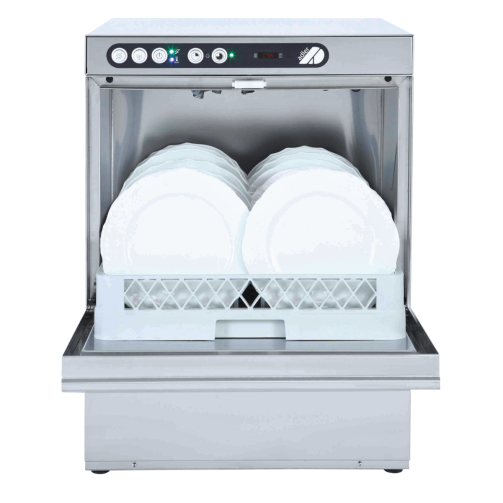 Bluebadger Adler AD50-DP 500mm Basket Dishwasher with Drain Pump & Chemical Pump, 18 Plates (13 Amp Plug) - Image 2 Bluebadger Adler AD50-DP 500mm Basket Dishwasher with Drain Pump & Chemical Pump, 18 Plates (13 Amp Plug) - Image 2