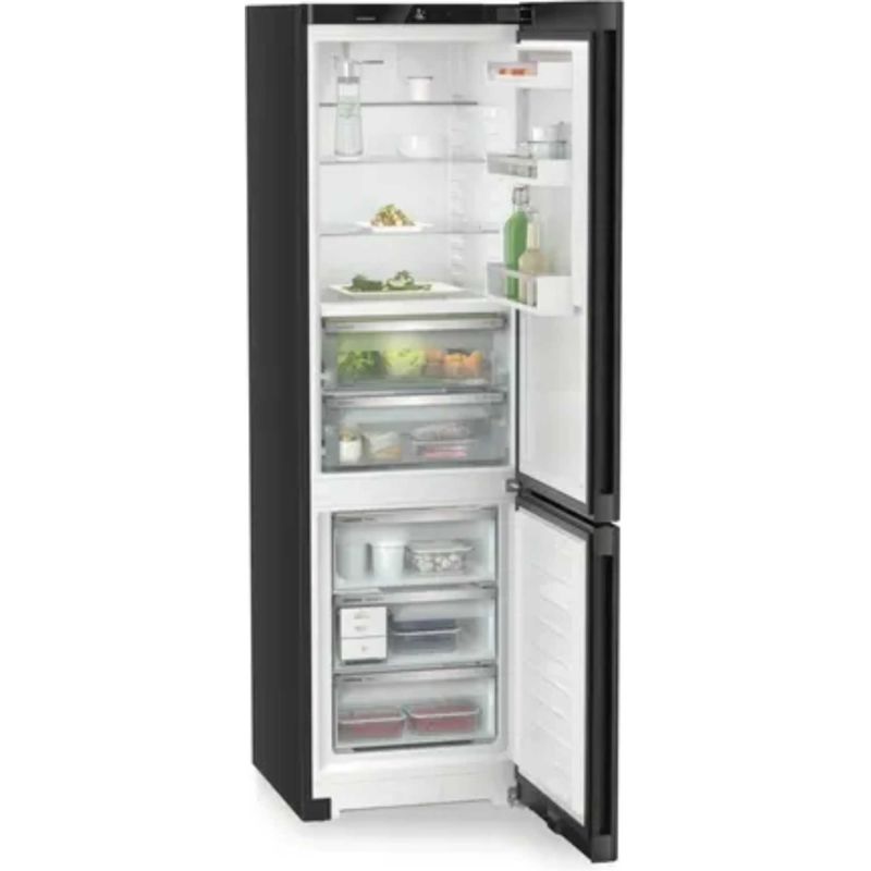 Liebherr CBNBDA572i No Frost Fridge Freezer, 70/30, Black - Image 2