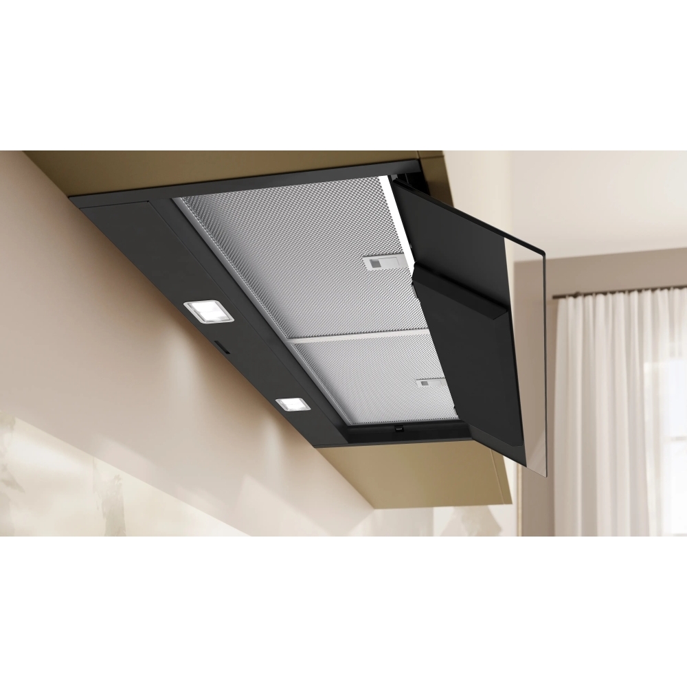 Neff D98XET2S0B N90 Integrated Cooker Hood, Black, A+ Rated - Image 2 Neff D98XET2S0B N90 Integrated Cooker Hood, Black, A+ Rated - Image 2