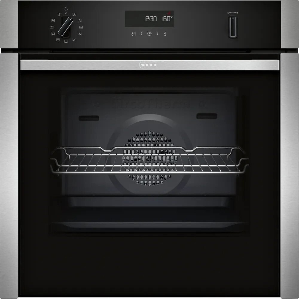 Neff B6ACH7AN7B N50 Built-In Electric Single Oven with Pyrolytic Cleaning - Stainless Steel Neff B6ACH7AN7B N50 Built-In Electric Single Oven with Pyrolytic Cleaning - Stainless Steel