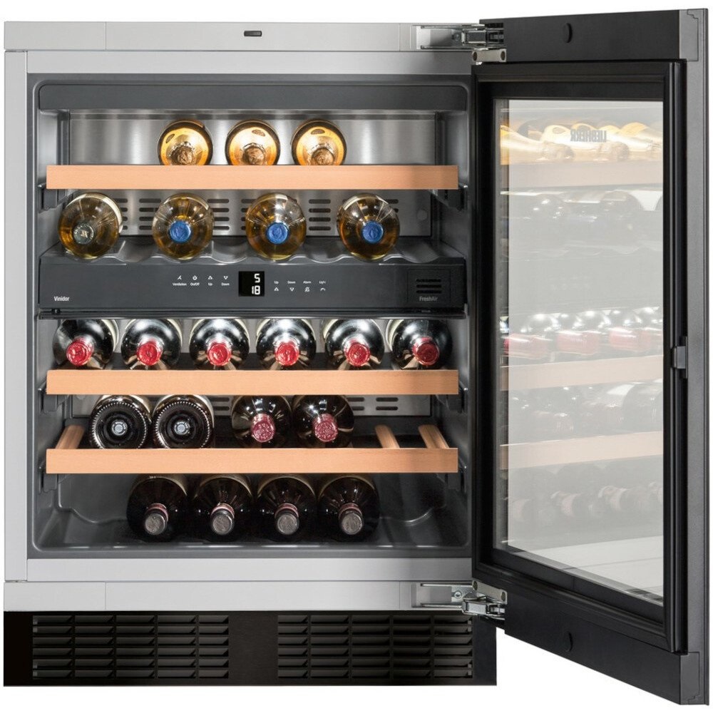 Liebherr UWTgb1682 Integrated Wine Cooler, Black - Image 2