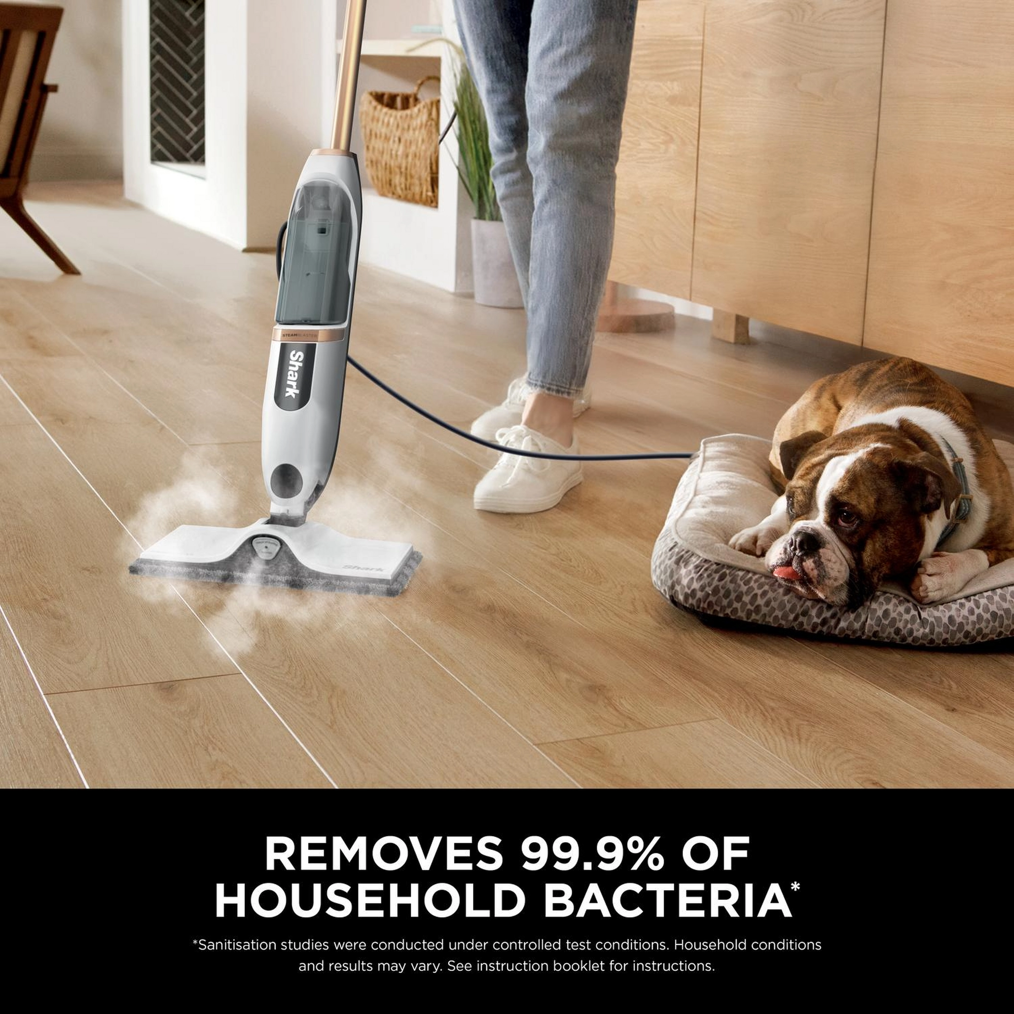 Shark S2001UK SteamSpot & Steam Blaster Mop - White - Image 4