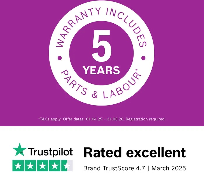 Bosch GSN33VWEPG Series 4 Frost Free Tall Freezer, White - Image 2 Bosch GSN33VWEPG Series 4 Frost Free Tall Freezer, White - Image 2