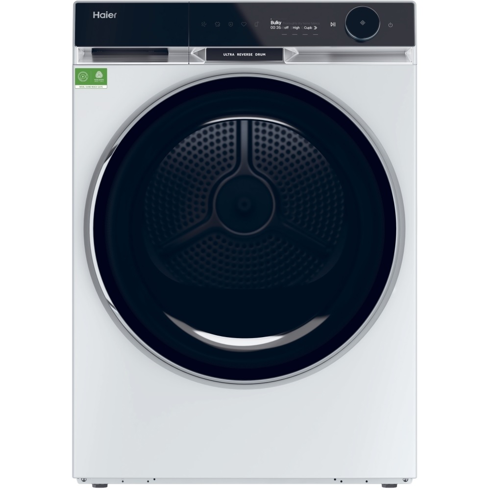 Haier HD90-A3Q397U1 9kg Heat Pump Tumble Dryer - White Haier HD90-A3Q397U1 9kg Heat Pump Tumble Dryer - White