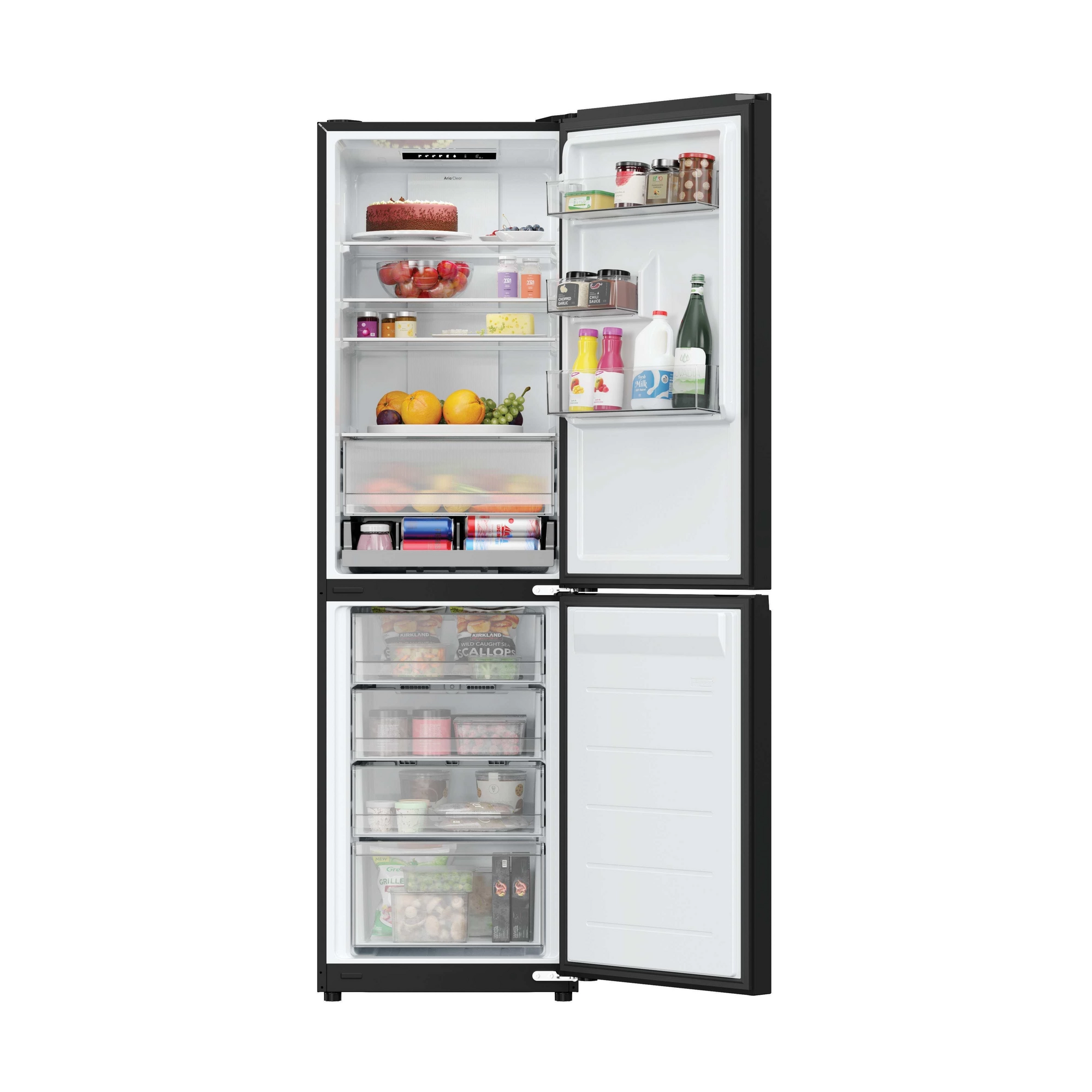 Hoover HONCQ3T518ENTK total No Frost Fridge Freezer - Black - Image 2 Hoover HONCQ3T518ENTK total No Frost Fridge Freezer - Black - Image 2