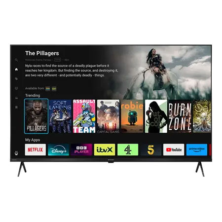 Sharp 4T-C43HM5245KB 4K UHD TV - Black Sharp 4T-C43HM5245KB 4K UHD TV - Black