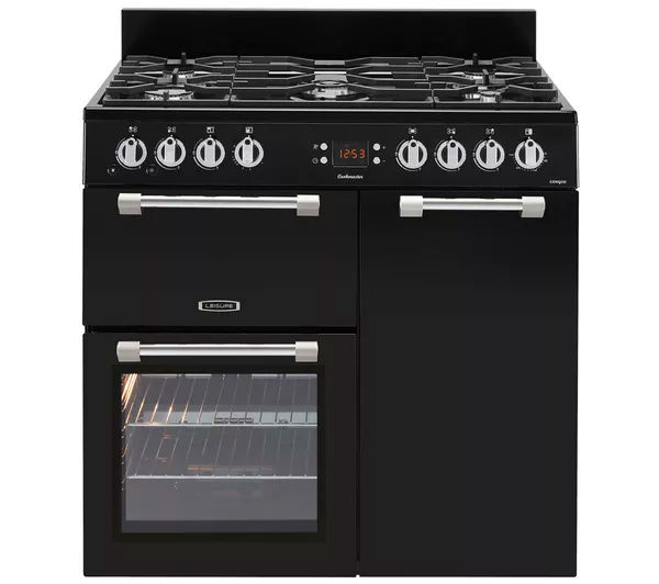 Leisure CK90G232K Dual Fuel Range cooker - Black