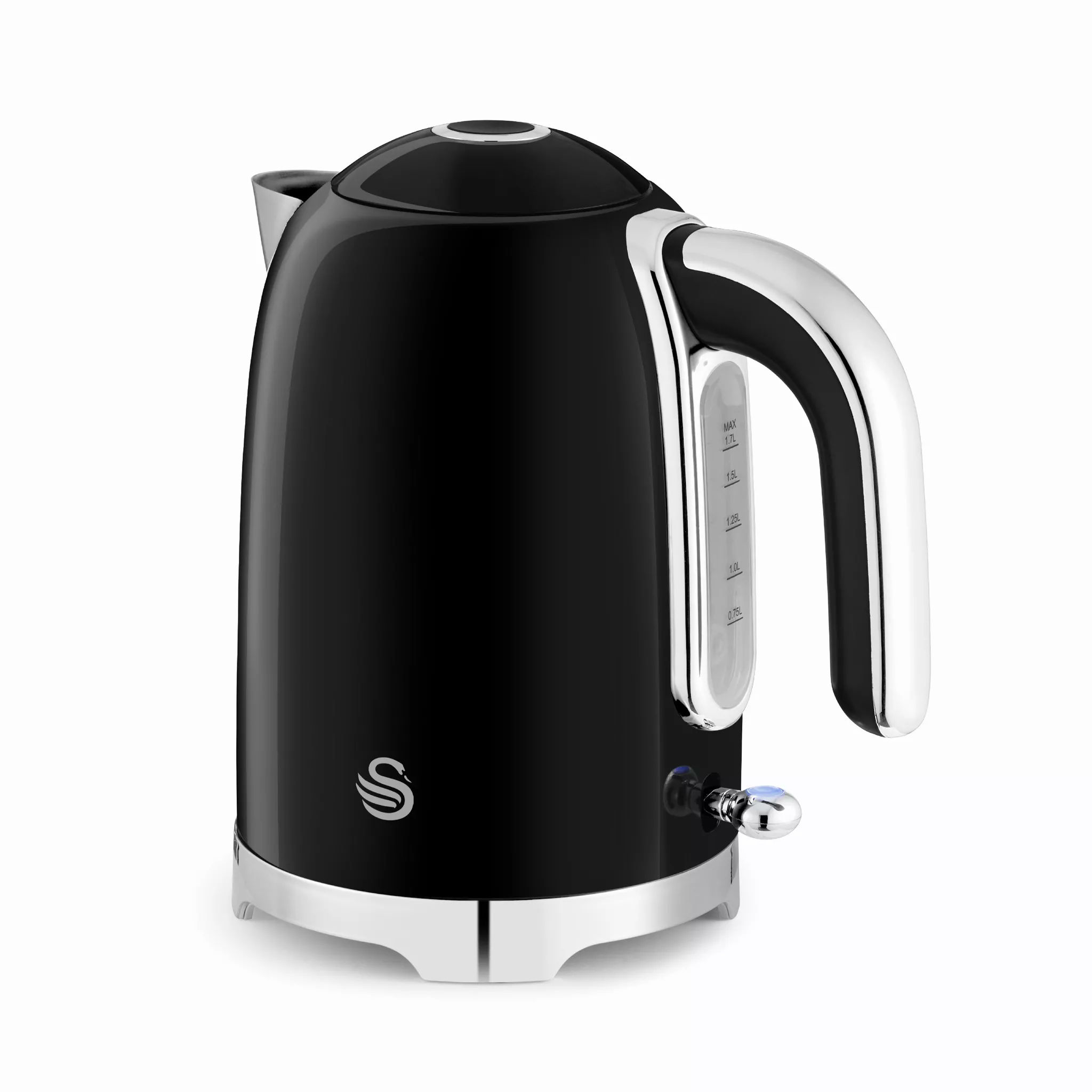 Swan SK19026BLK-KET Swan Solace 1.7L Rapid Boil Jug Kettle